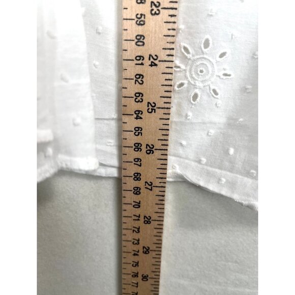 Matilda Jane floral gauzy oversized blouse long sleeves sz L - Picture 6 of 9